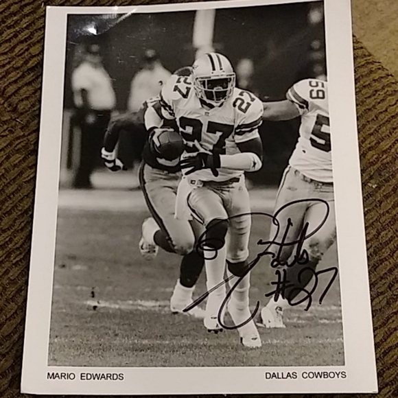 Dallas Cowboys signed photo Mario Edwards #27 - Picture 2 of 4